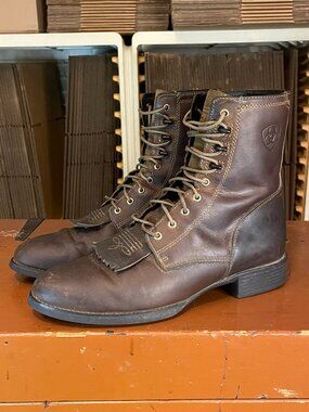 ARIAT Men's Size 11 D Heritage Lacer Brown Work Retro Western Boots 10001988